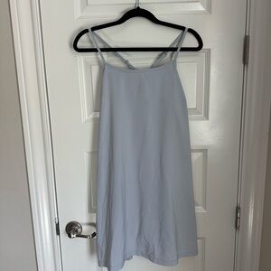 Light Blue Spaghetti Strap Athletic Dress